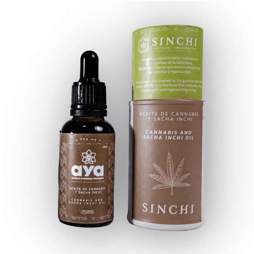 Aceite de CBD y Sacha Inchi Premium AYA - 500mg - 10ml