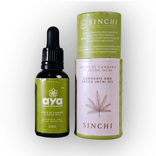 Aceite de CBD y Sacha Inchi Premium AYA - 1500mg - 10ml