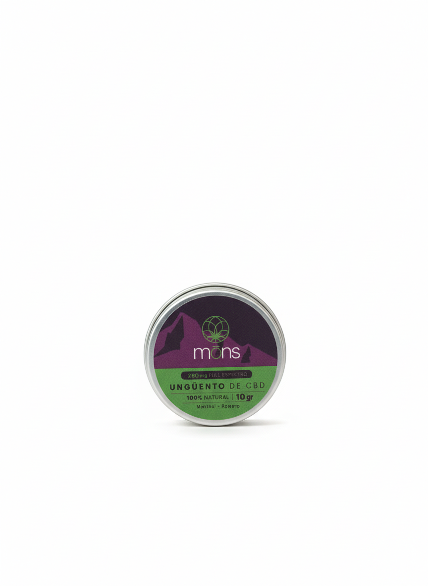 Mōns: Ungüento de CBD Full Espectro (280 mg, 10 gr)
