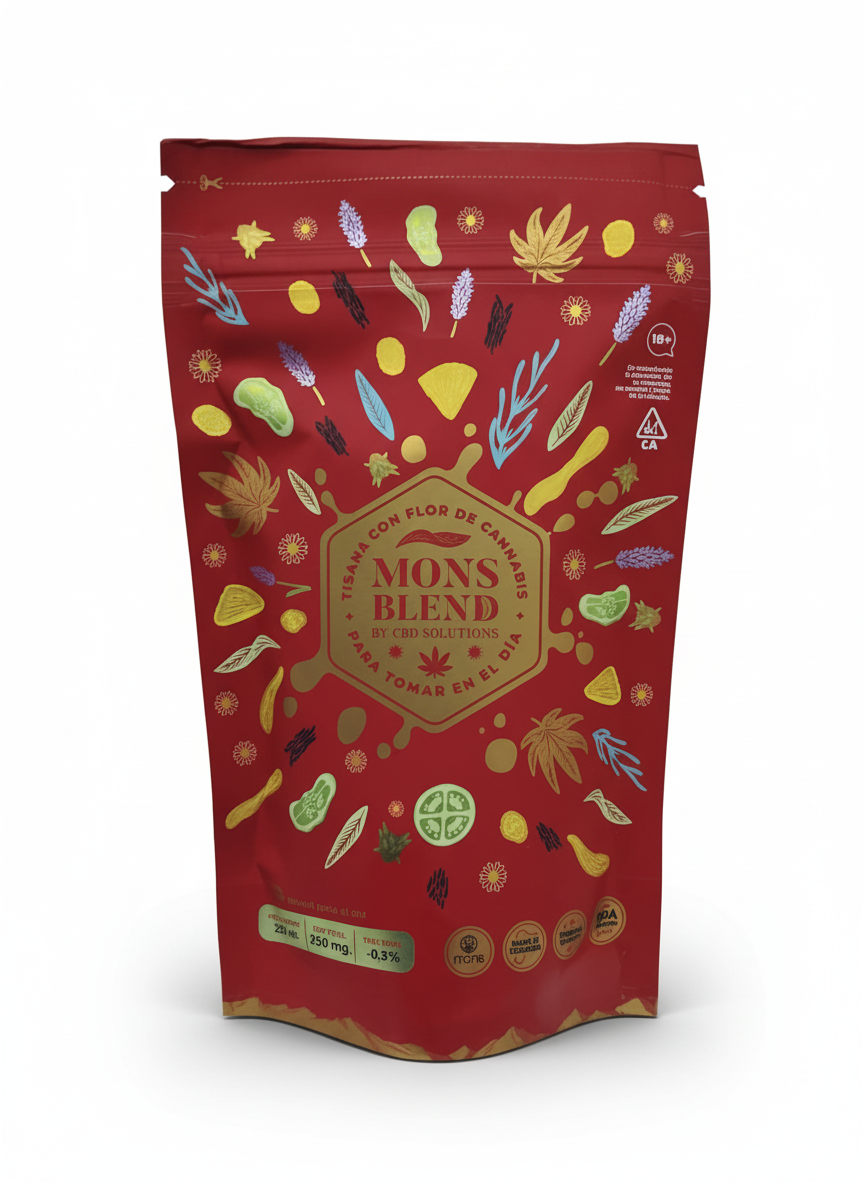 Mōns Blend: Tisana con Flor de Cannabis - 50g