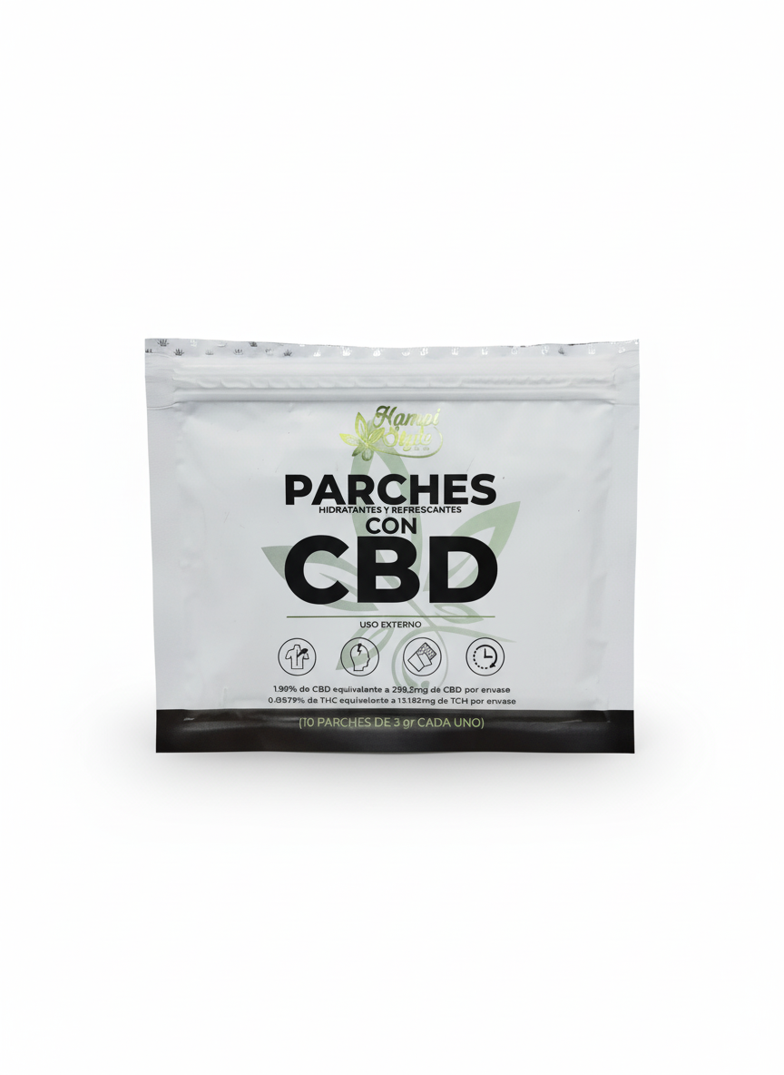 Parches Hidratantes y Refrescantes con CBD - Kanpi Style