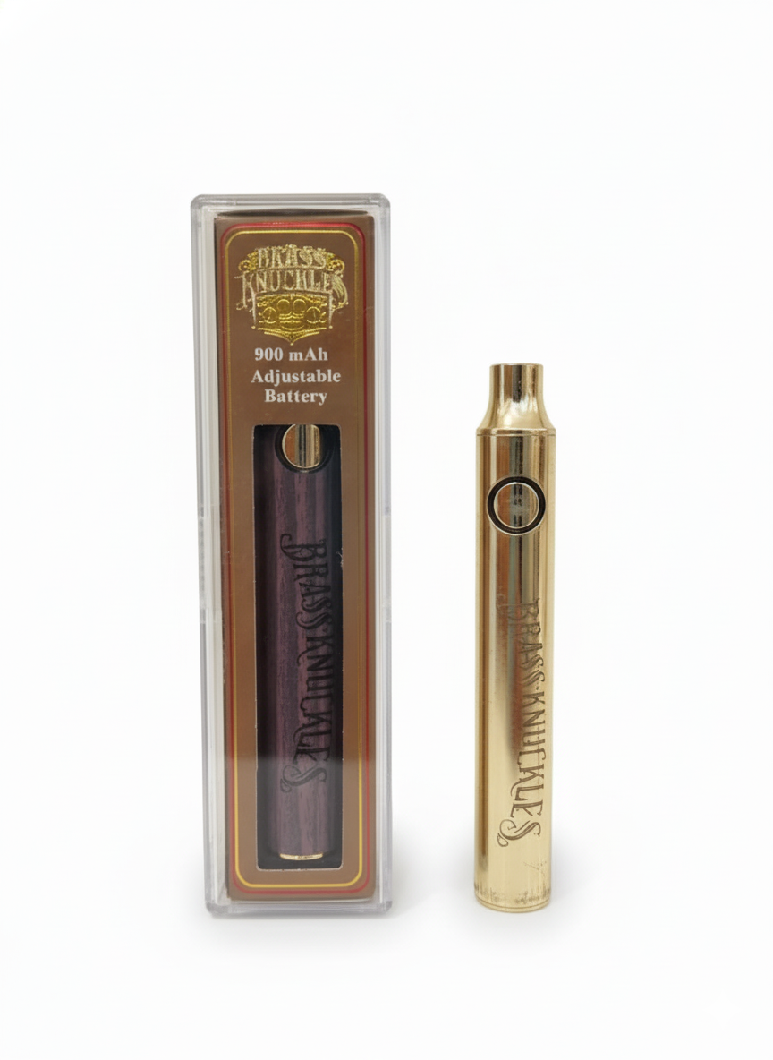 Batería Ajustable Brass Knuckles: Potencia y Estilo - 900mAh - rosca 510