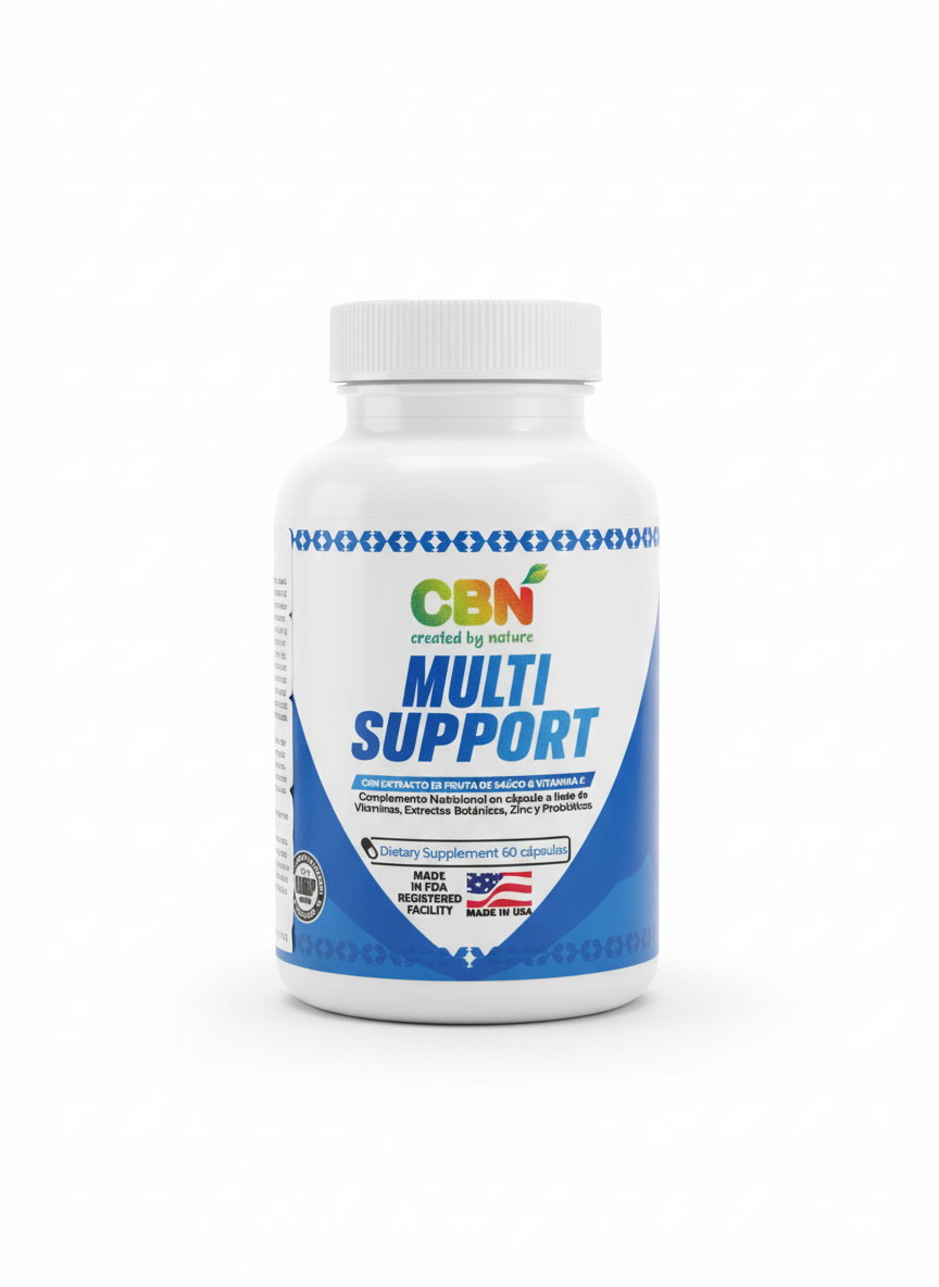 Multi Support CBD - Created by Nature - 60 cápsulas