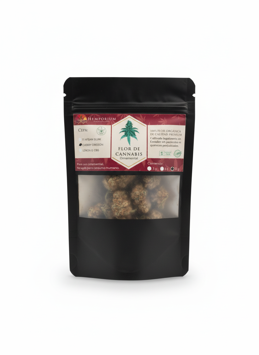 Flor de Cannabis Ornamental Hemporium - Cepa Cherry Oregon (10 Gramos)
